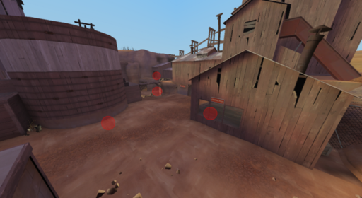 Team Fortress 2 - Расстановка пушек на Dustbowl